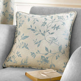 Curtina Bird Trail Floral Jacquard Cushion Cover