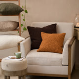 Cabu Chunky Boucle Cushion Cover Chocolate - image 6