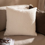 Cabu Chunky Boucle Cushion Cover Ecru 55 x 55cm - image 1