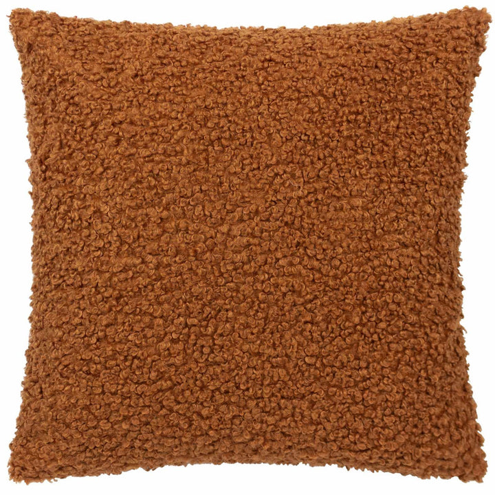 Cabu Ginger Textured Boucle Cushion Cover 18" x 18" - Ideal