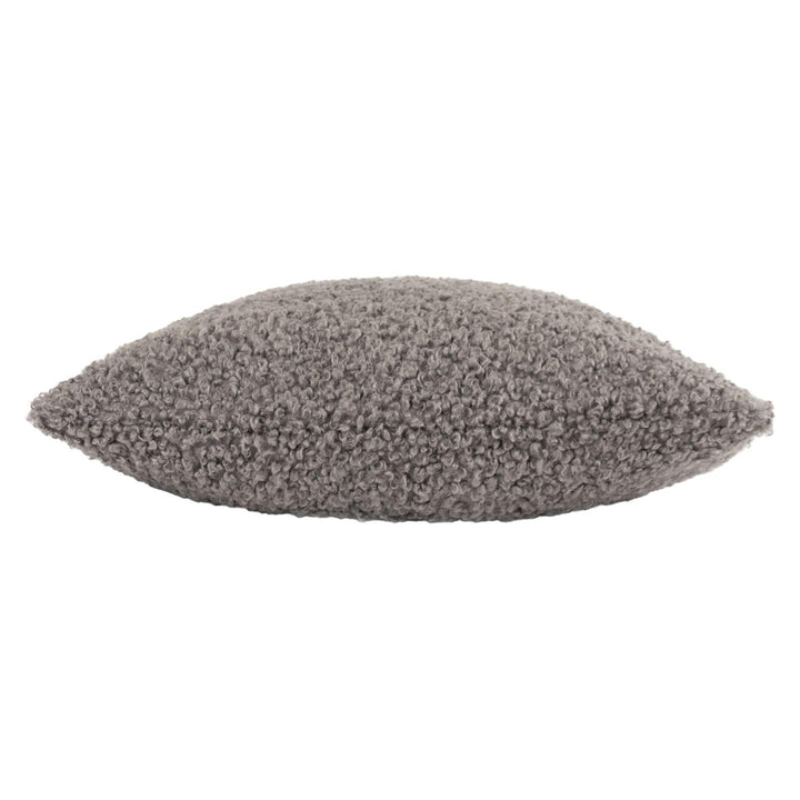 Cabu Storm Grey Textured Boucle Cushion Cover 18" x 18" - Ideal