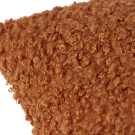 Cabu Textured Boucle Ginger Cushion Cover 45cm x 45cm - additional product view 3