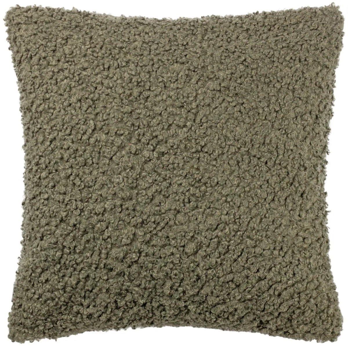 Cabu Textured Boucle Khaki Cushion Cover 45cm x 45cm - additional product view 2