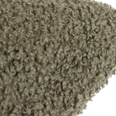 Cabu Textured Boucle Khaki Cushion Cover 45cm x 45cm - additional product view 4