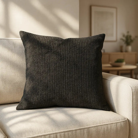 Cambridge Chenille Cushion Cover and Filled Cushion 18" x 18" (45cm x 45cm) - Twilight