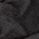 Candar Boucle Woven Tasselled Black Throw Blanket 130cm x 170cm - additional product view 4