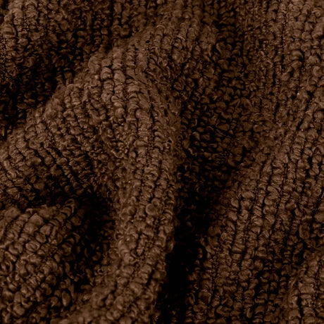 Candar Boucle Woven Tasselled Cocoa Throw Blanket 130cm x 170cm - additional product view 4