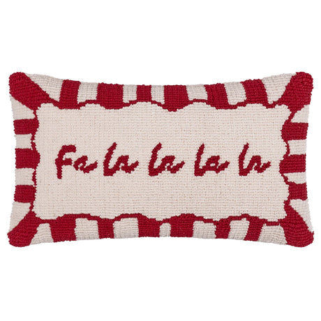 Candy Fa La La Tufted Cushion Cover Red/White 30 x 50cm - image 2