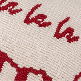 Candy Fa La La Tufted Cushion Cover Red/White 30 x 50cm - image 5