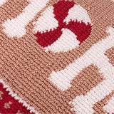 Candy Ho Ho Ho Tufted Cushion Cover Pink/Red 30 x 50cm - image 5