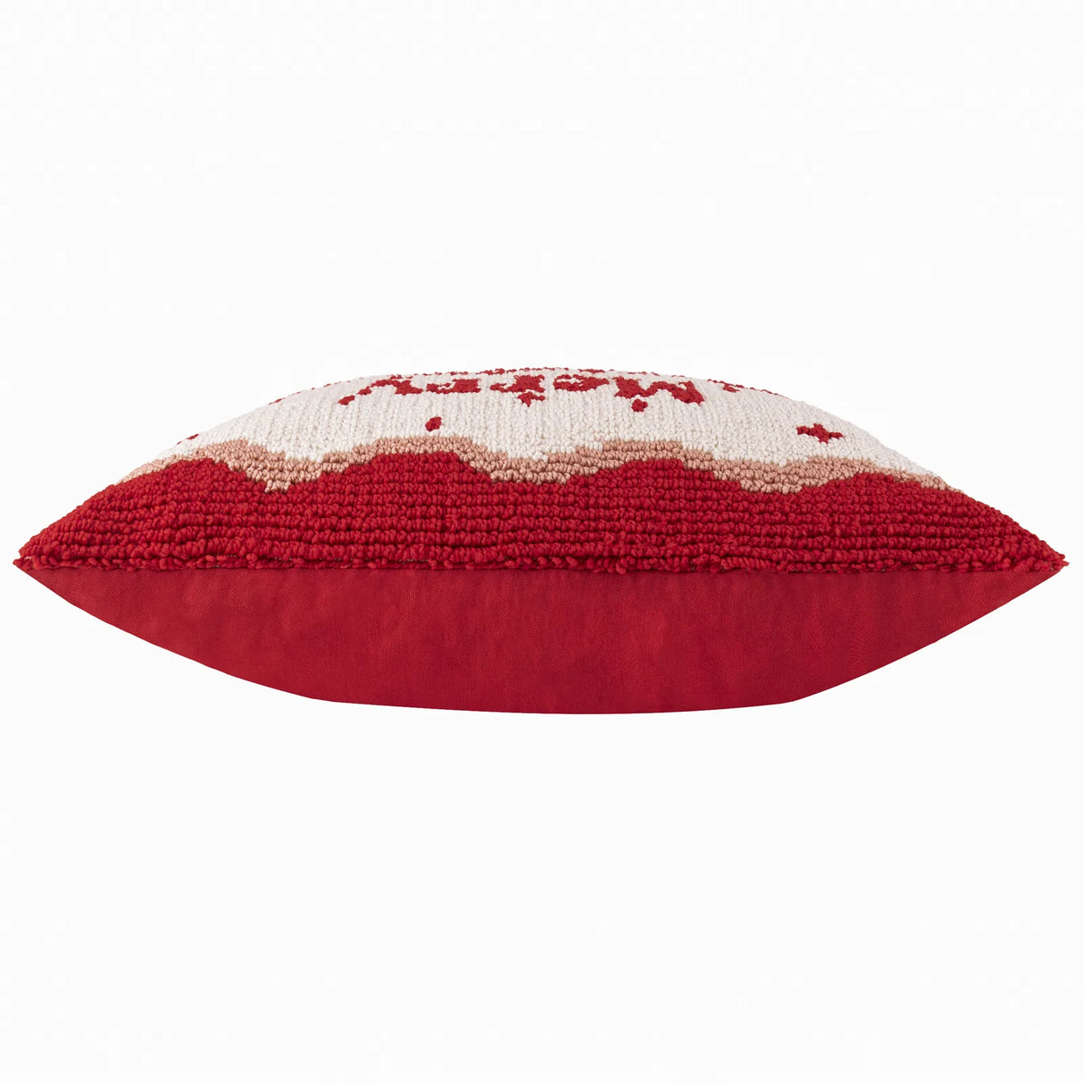 Candy Merry Christmas Tufted Cushion Cover Red/White 30 x 50cm - image 4