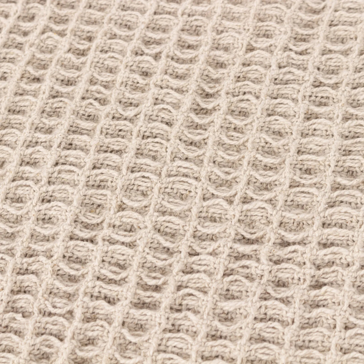 Canopy Waffle Throw Natural 240 x 260cm - image 4
