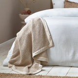 Canopy Waffle Throw Natural 240 x 260cm - image 6