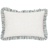 Carmon Stripe Linen / Blue Cushion Cover or Filled Cushion 40cm x 60cm - additional product view 2