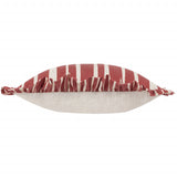 Carmon Stripe Linen / Red Cushion Cover or Filled Cushion 40cm x 60cm - additional product view 3
