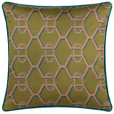 Carnaby Chain Olive Cushion Cover 45cm x 45cm - additional product view 1