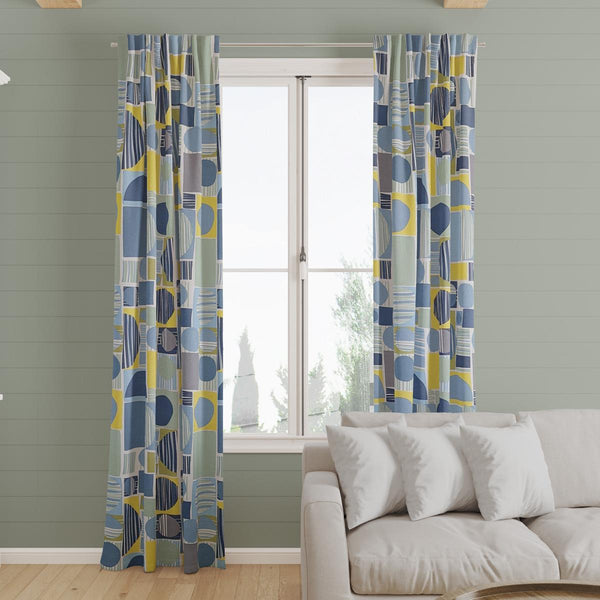 Carrie Bluebell Made To Measure Curtains - Ideal