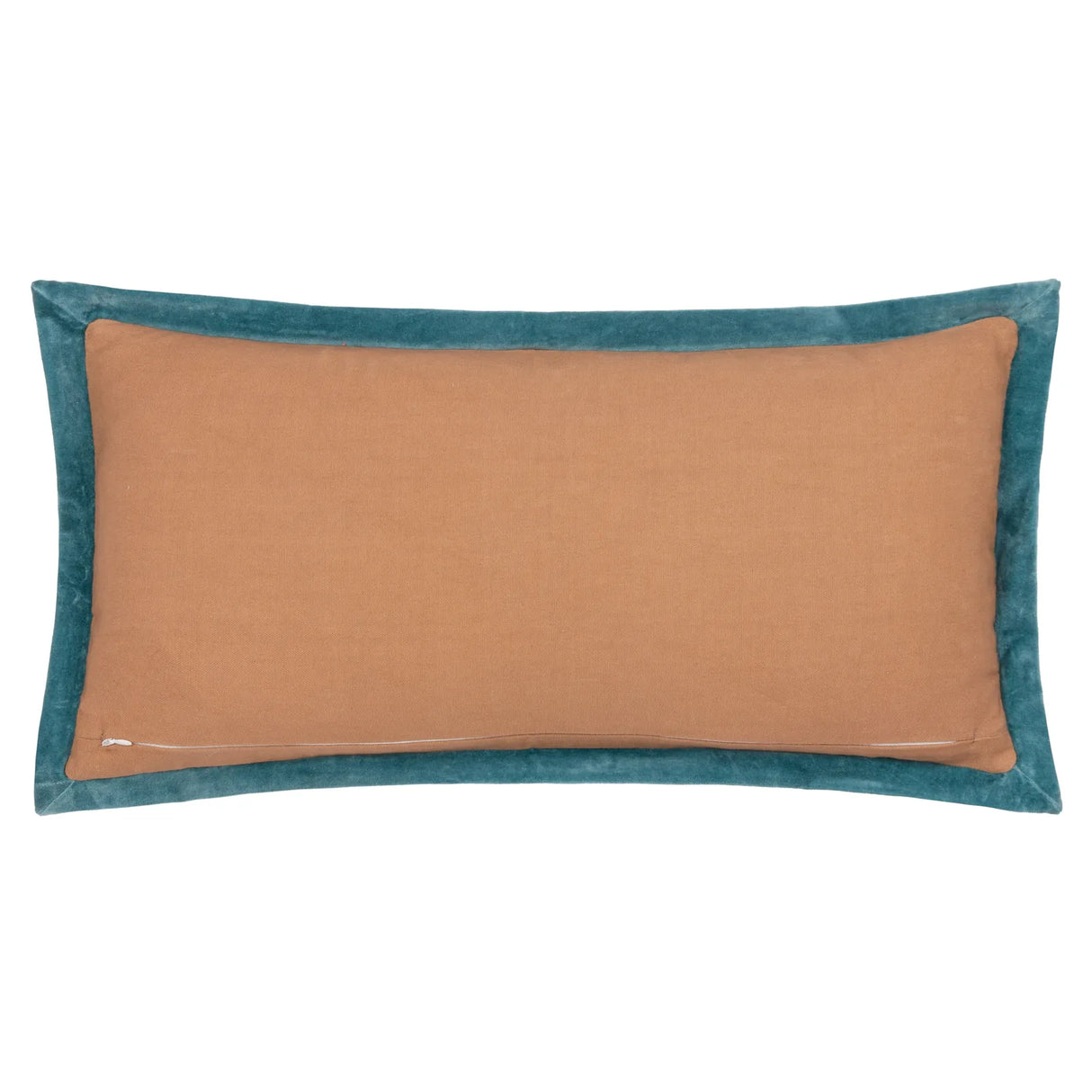 Casa Embroidered Cushion Cover Rose/French Blue 30 x 60cm - image 3