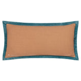 Casa Embroidered Cushion Cover Rose/French Blue 30 x 60cm - image 3
