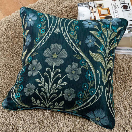 Curtina Estelle Floral Woven Cushion Cover 43cm x 43cm 4