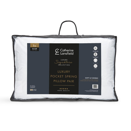 Luxury Pocket Spring Pillow by Catherine Lansfield
