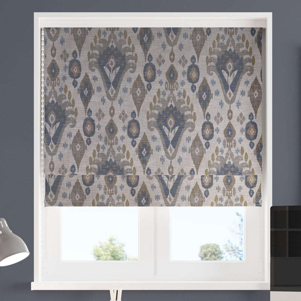 Boho Tan Made To Measure Roman Blind by Style Furnishings
