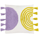 Archow Cotton Tufted Cushion Cover 18" x 18" (45cm x 45cm) by heya home