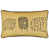 Dotty Sheep Filled Cushion 12" x 20" (30cm x 50cm) by Fusion