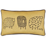 Dotty Sheep Filled Cushion 12" x 20" (30cm x 50cm) by Fusion