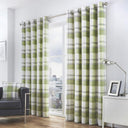 Balmoral Check Eyelet Curtains by Fusion