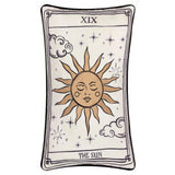 Celestial Stories Embroidered Velvet Cushion Cover Linen/Black 30 x 50cm - image 2