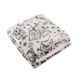 Celestial Stories Printed Sherpa Fleece Throw Green 130 x 180cm - image 2