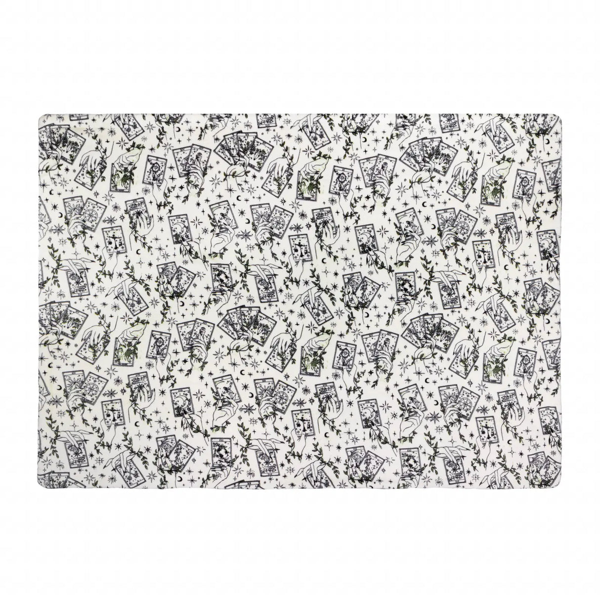 Celestial Stories Printed Sherpa Fleece Throw Green 130 x 180cm - image 4