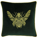 Cerana Velvet Emerald Cushion Cover 50cm x 50cm - additional product view 1