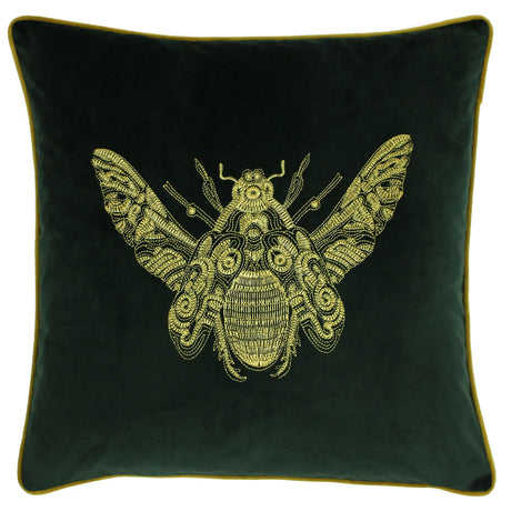 Cerana Velvet Emerald Cushion Cover 50cm x 50cm - additional product view 1