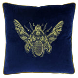 Cerana Velvet Royal Blue Cushion Cover 50cm x 50cm - additional product view 1