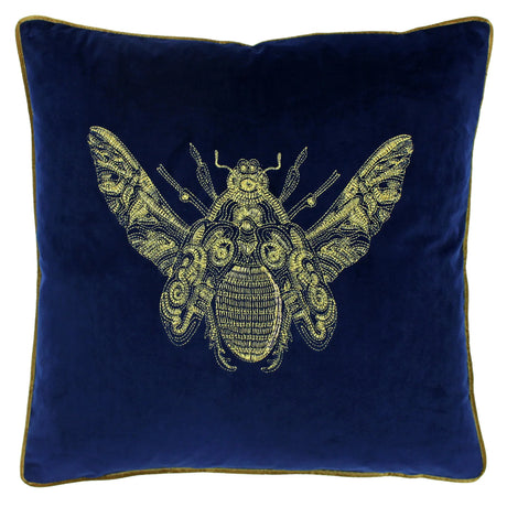 Cerana Velvet Royal Blue Cushion Cover 50cm x 50cm - additional product view 1