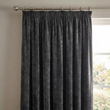 Heavy Chenille Lined Tape Top Pencil Pleat Curtains 5