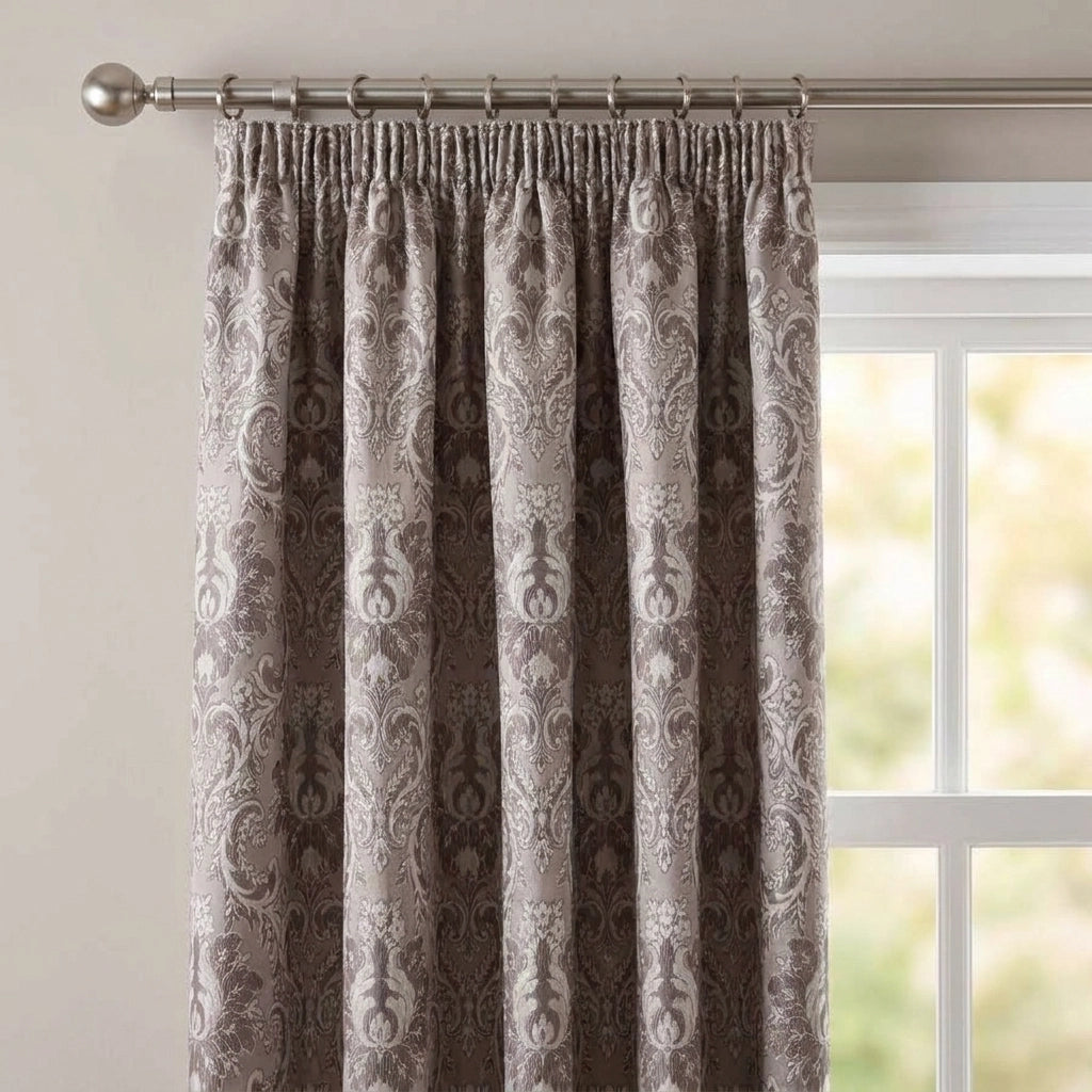 Tegola Tape Top Pencil Pleat Curtains 2
