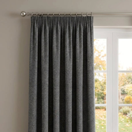 Pembrey Thermal Brushed Cotton Pencil Pleat Curtains 2