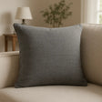 Sorbonne Cotton Cushion Cover 43cm x 43cm (17" x 17") - Charcoal