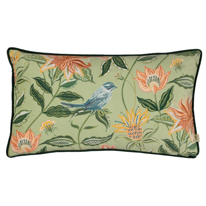 Chatsworth Aviary Sage Rectangular Cushion - Ideal