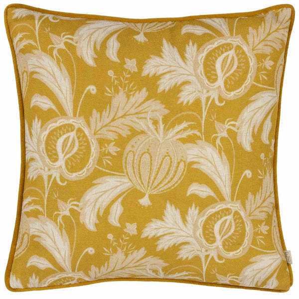 Chatsworth Heirloom Saffron Cushion Cover 17" x 17" - Ideal