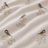 Macro close-up of the brushed cotton flannelette fabric on the Check Flannelette Duvet Cover Set Brushed Cotton