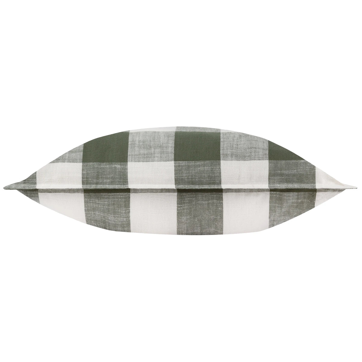 Chesil Check Outdoor 100% Cotton Moss Cushion Cover or Filled Cushion 50cm x 50cm - additional product view 3