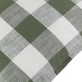 Chesil Check Outdoor 100% Cotton Moss Cushion Cover or Filled Cushion 50cm x 50cm - additional product view 4