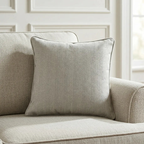 Chester Herringbone Cushion Cover 17x17" 43x43cm 4