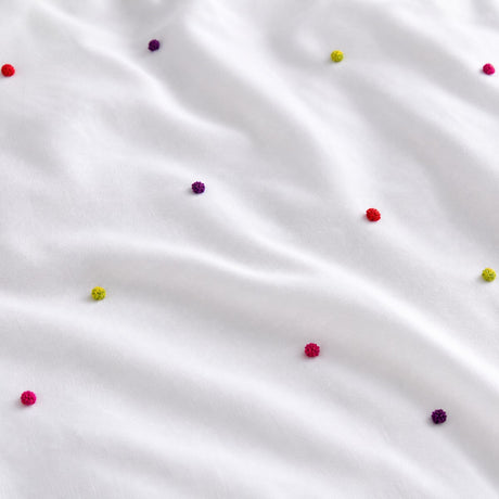 Macro close-up of the multi fabric on the Chester Kids 100% Cotton Duvet Cover Set