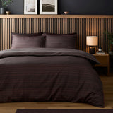 Chevron Stripe Chocolate 100% Cotton Duvet Cover Set - product image 4