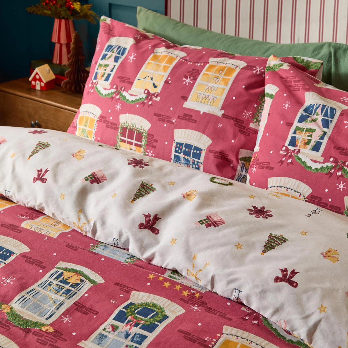 Christmas Eve Reversible Duvet Cover Set image 3